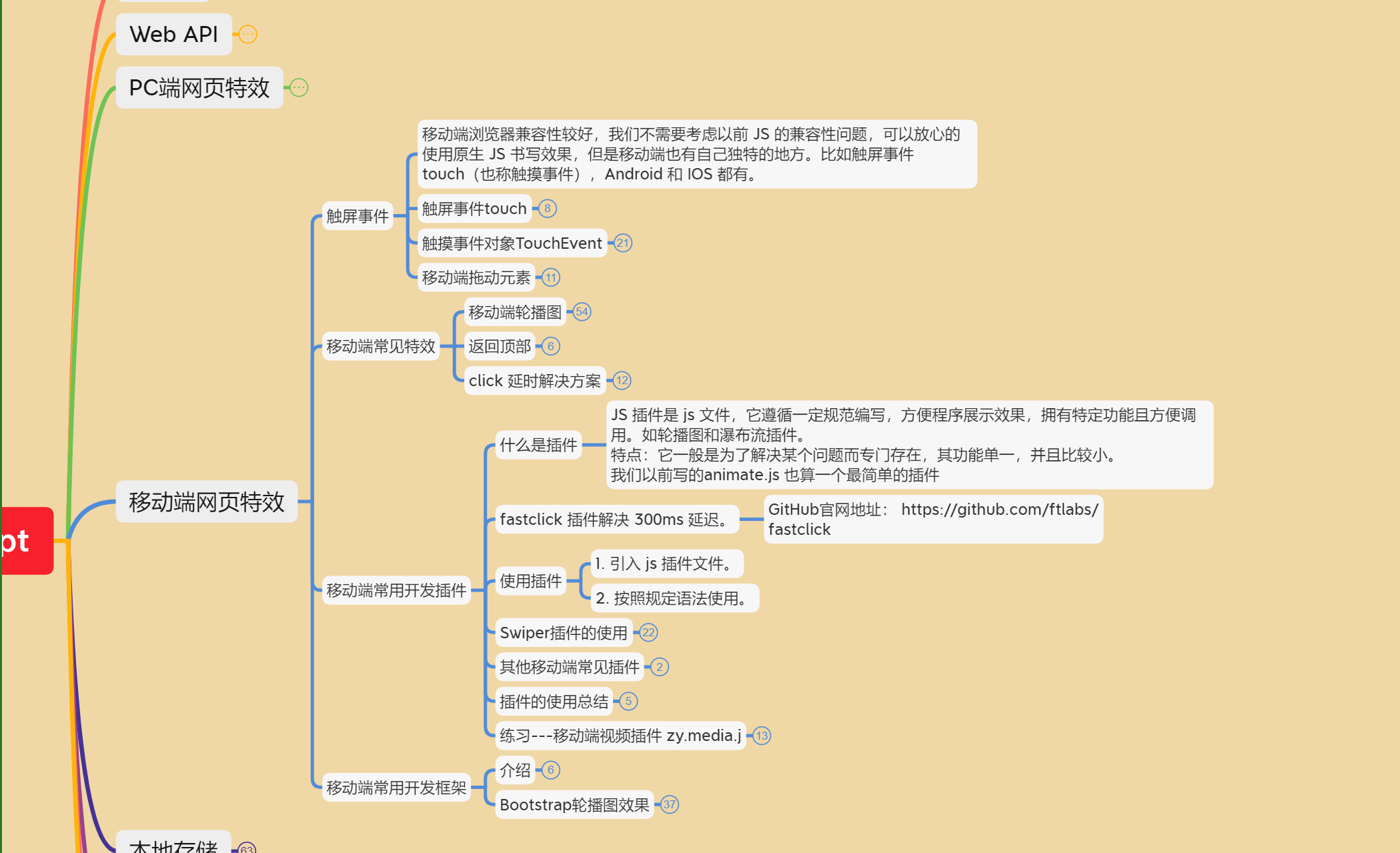 JS-移动端页面特效